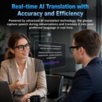 AI Smart Glasses with Camera, 4K HD Video & Photo Capture, Real-Time Translation... - Image 5