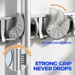 Holikme Mop Broom Holder Wall Mount Metal Pantry Organization and Storage Garden... - Image 4