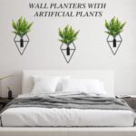 3 Pcs Wall Plants Artificial Decor,Boho Wall Decor,Home Office Living Room Wall ... - Image 5