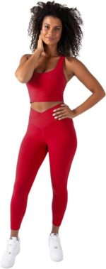 YITTY Active Women's Ultraluxe Crossover High-Waist Legging, Athleisure, 4-Way-S... - Image 6