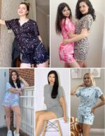 Ekouaer Pajamas Set for Women Short Sleeve Lounge Set 2 Piece Loungewear PJs Sof... - Image 3