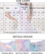 Ekouaer Pajamas Set for Women Short Sleeve Lounge Set 2 Piece Loungewear PJs Sof... - Image 6