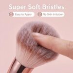 BS-MALL Makeup Brushes Foundation Powder Concealers Eye Shadows Makeup Set with ... - Image 5
