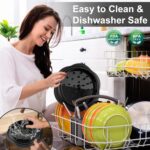 SURETIVIAN Chicken Shredder Tool Twist Large Chicken Breast Shredder with Brush&... - Image 5