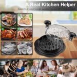 SURETIVIAN Chicken Shredder Tool Twist Large Chicken Breast Shredder with Brush&... - Image 6