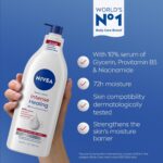 NIVEA Intense Healing Body Lotion for Very Dry, Itchy Skin with Glycerin, Provit... - Image 4