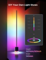 Govee Floor Lamp 2, RGBIC, Warm Cool White LED, Compatible with SmartThings, Mat... - Image 8