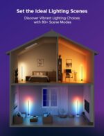 Govee Floor Lamp 2, RGBIC, Warm Cool White LED, Compatible with SmartThings, Mat... - Image 9