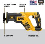 DEWALT 20V MAX XR Reciprocating Saw Cordless, Brushless, Compact,Variable Speed,... - Image 3