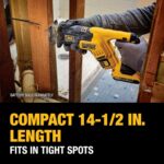 DEWALT 20V MAX XR Reciprocating Saw Cordless, Brushless, Compact,Variable Speed,... - Image 5