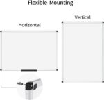 VIZ-PRO Magnetic Whiteboard/Dry Erase Board, 18 X 12 Inches, Includes 1 Eraser &... - Image 4