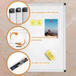 VIZ-PRO Magnetic Whiteboard/Dry Erase Board, 18 X 12 Inches, Includes 1 Eraser &... - Image 5