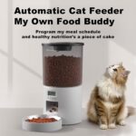 Automated Cat Feeder,Clear 4.2L Dry Food Dispenser with Single Bowl,Programmable... - Image 3