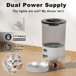 Automated Cat Feeder,Clear 4.2L Dry Food Dispenser with Single Bowl,Programmable... - Image 10