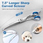Gimars Titanium Coated Professional 6 in 1 4CR Stainless Steel Dog Grooming Scis... - Image 3