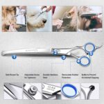 Gimars Titanium Coated Professional 6 in 1 4CR Stainless Steel Dog Grooming Scis... - Image 5