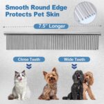 Gimars Titanium Coated Professional 6 in 1 4CR Stainless Steel Dog Grooming Scis... - Image 6