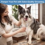 Gimars Titanium Coated Professional 6 in 1 4CR Stainless Steel Dog Grooming Scis... - Image 8