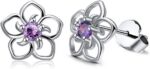 925 Sterling Silver Dangle Drop Earrings for Women & Girls Blue Topaz Earrings H... - Image 3