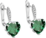 Sterling Silver Earrings for Women 2025 Love Heart Shape Stud Earrings Valentine... - Image 4