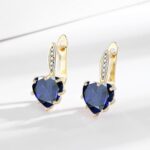 Sterling Silver Earrings for Women 2025 Love Heart Shape Stud Earrings Valentine... - Image 8