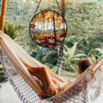 Stained Glass Window Hanging Fall Birch Tree Forest Scenery 6.3" - Suncatcher Do... - Image 5