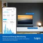 Tapo Smart Plug, Wi-Fi in-Wall Outlet, Matter Compatible, Energy Monitoring, 15A... - Image 5