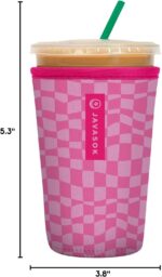 Sok It JavaSok Iced Coffee & Cold Soda Insulated Neoprene Cup Sleeve (Pink Grand... - Image 8