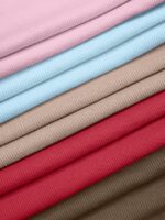 ANRABESS Women Short Sleeve Tops Scoop Neck Ribbed Knit Slim Fitted Basic Tee Sh... - Image 9