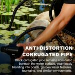 Corrugated Pond Tubing 1" × 10ft — Heavy-Duty Kinkproof PVC Pond Hose for Pumps,... - Image 7