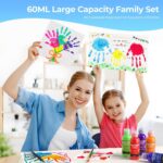Nicpro 12 Colors Washable Finger Paint Set for Toddlers (2 oz), Non-Toxic & Baby... - Image 4