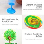 Nicpro 12 Colors Washable Finger Paint Set for Toddlers (2 oz), Non-Toxic & Baby... - Image 6