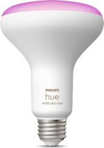 Philips Hue Smart 85W BR30 LED Bulb- White and Color Ambiance Color-Changing Lig... - Image 3