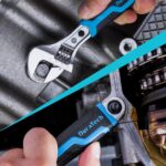 DURATECH 6 Inch Adjustable Wrench, 3-in-1 Spanner with Box End/Hex Function, CR-... - Image 7