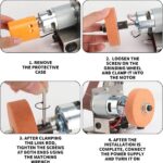 3-In-1 Mini Belt Sander - Electric Bench Grinder Sanding Machine, 7 Adjustable S... - Image 5