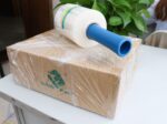 BOMEI PACK Mini Clear Industrial Stretch Wrap Film 5" x 1000ft 4 Pack with Handl... - Image 3
