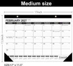GuassLee Desk Calendar 2026-2027 - 19 Months Academic Calendar 17" × 11.5" Deskt... - Image 3