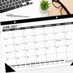 GuassLee Desk Calendar 2026-2027 - 19 Months Academic Calendar 17" × 11.5" Deskt... - Image 6