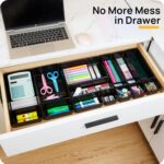 Vtopmart 25 PCS Office Desk Drawer Organizers Set, 4-Size Versatile Plastic Draw... - Image 4