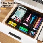 Vtopmart 25 PCS Office Desk Drawer Organizers Set, 4-Size Versatile Plastic Draw... - Image 5