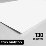 20 Sheets, 130 lb (350 gsm) - Thick Heavy White Cardstock, Heavyweight Cardboard... - Image 6