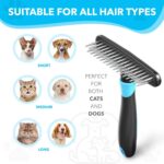 DOGI Deshedding Brush - Undercoat Rake for Dogs, Cats, Matted, Short, Long Hair ... - Image 4