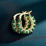 925 Sterling Silver Earrings for Women Fashion Colorful Embedded Zircon Hoop Ear... - Image 5