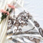 Julunar Silk Like Head Scarf for Women - Satin Large Hair Scarves - 35" Square S... - Image 3