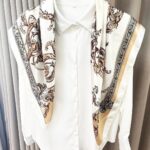 Julunar Silk Like Head Scarf for Women - Satin Large Hair Scarves - 35" Square S... - Image 5