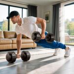 FLYBIRD DB2 Adjustable Dumbbell Set, 55LB/110LB Option, 5-in-1 Quick Adjustable ... - Image 4