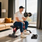 FLYBIRD DB2 Adjustable Dumbbell Set, 55LB/110LB Option, 5-in-1 Quick Adjustable ... - Image 7