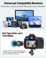 GoorDik Wireless Lavalier Microphone for iPhone, Android, USB C, PC, Camera Vide... - Image 6