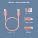 YANZIE USB Adapter Kit, Travel Charging Organizer Case with USB C, Micro USB and... - Image 4