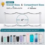LARGER Compartment - Stackable Water Bottle Organizer Holder - for Stanley & Oth... - Image 5